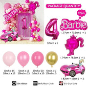 Royal Barbie Themed Balloon Garland Arch Kit (97PCS)