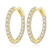 Elegant Circle Stud Earrings