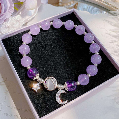 WALLA Blue Purple Opal Stone Bracelet