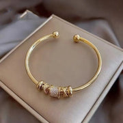 Gold Plated Cuff Bangle