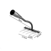 Iron Gardening Hoe Weeding Rake - Multi-Teeth Farm Tool - Soil Loosening Harrow