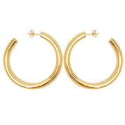 Classic Hollow Loop Hoops - Never Fade 316L Steel C-Ring Earrings