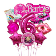 Royal Pink Princess Foil Balloon Set