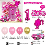 Royal Barbie Themed Balloon Garland Arch Kit (97PCS)