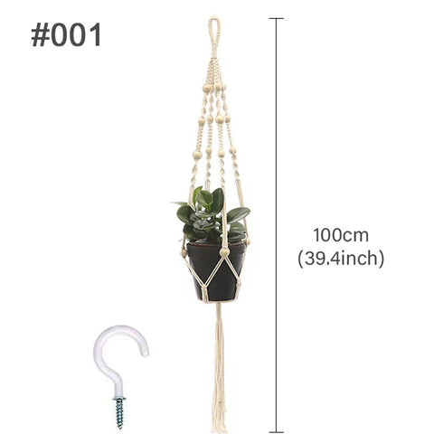 Boho Macrame Plant Hanger - Indoor Outdoor Decor