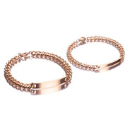 18K Gold Plated Couple Bracelets