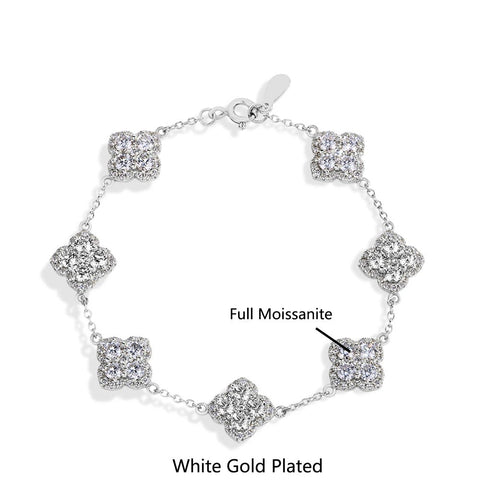 Moissanite Diamond Bracelet | D VVS1 | 925 Sterling Silver | Gold Plated | Luxury Gift