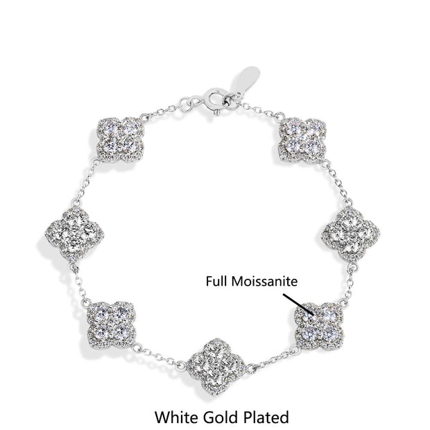 Moissanite Diamond Bracelet | D VVS1 | 925 Sterling Silver | Gold Plated | Luxury Gift