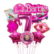 Royal Pink Princess Foil Balloon Set