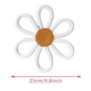 Boho Macrame Daisy Flower Wall Hanging