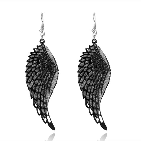 Feather Drop Earrings