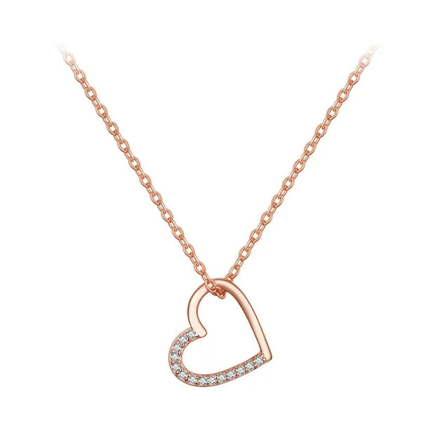 925 Silver Heart Pendant Necklace