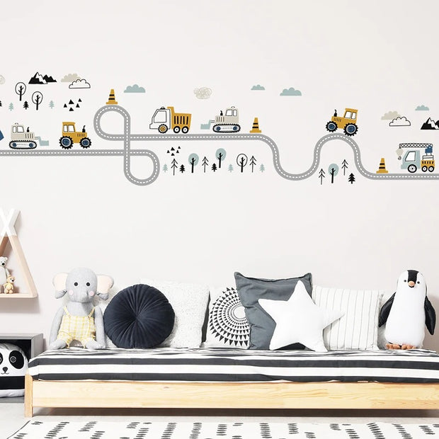 Cartoon Africa Animal Wall Stickers (2PC)