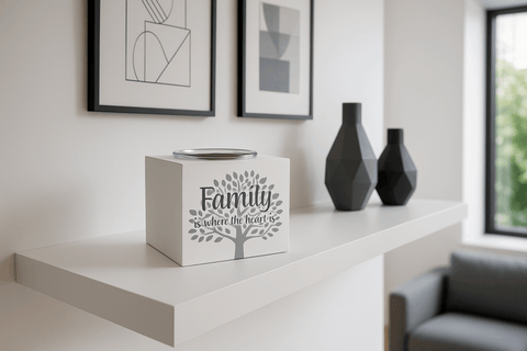 Modern minimalist floating shelf
