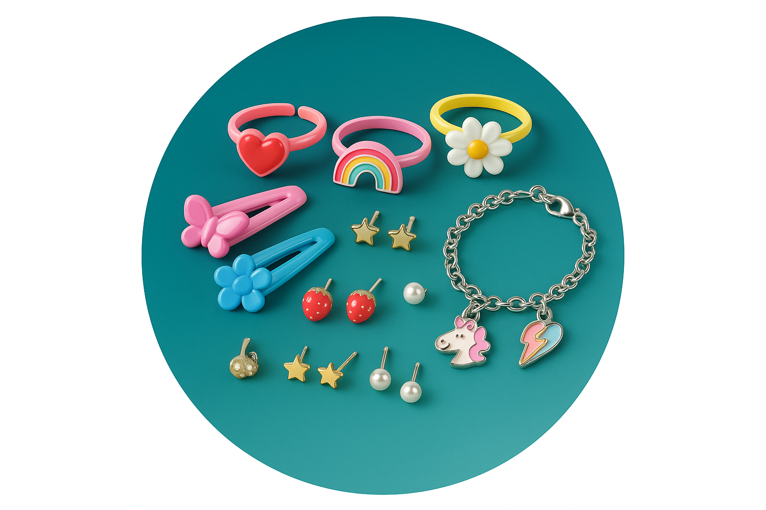 Realistic Kids Jewellery & Accessories Icon