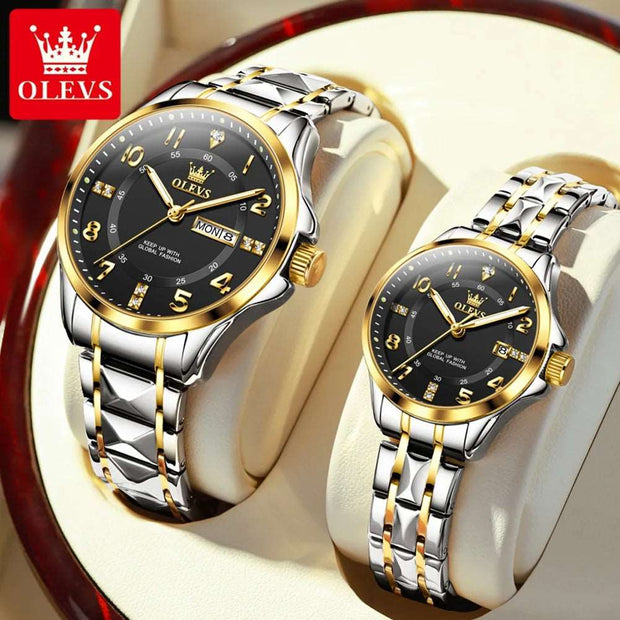 OLEVS Shine Couple Watch