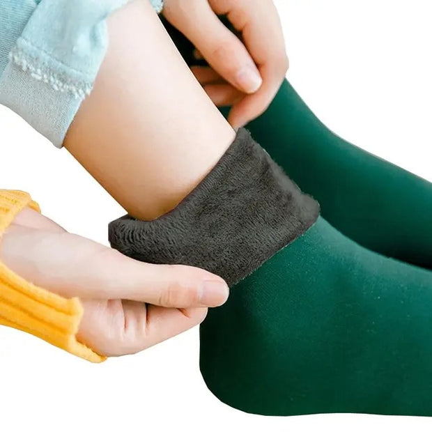 Female Winter Fleece Thick Warm Socks