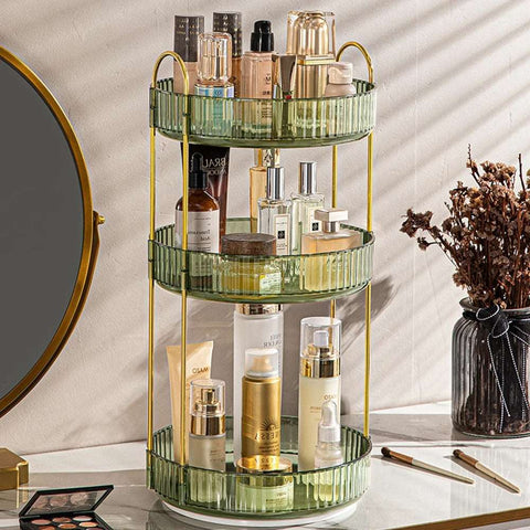 360 Rotating Makeup Organiser -3 Tiers