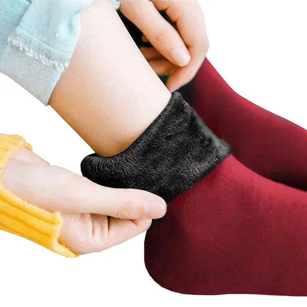 Female Winter Fleece Thick Warm Socks