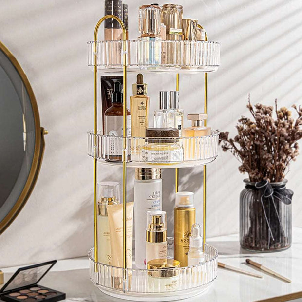 360 Rotating Makeup Organiser -3 Tiers