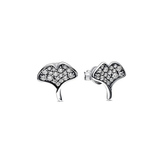 GINGKO BILOBA LEAF STUDS