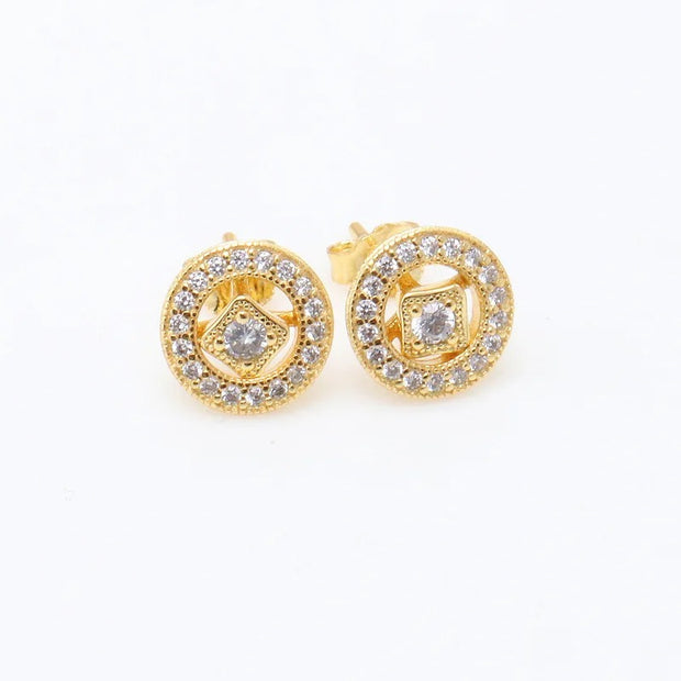 GOLD ICON AURA STUDS