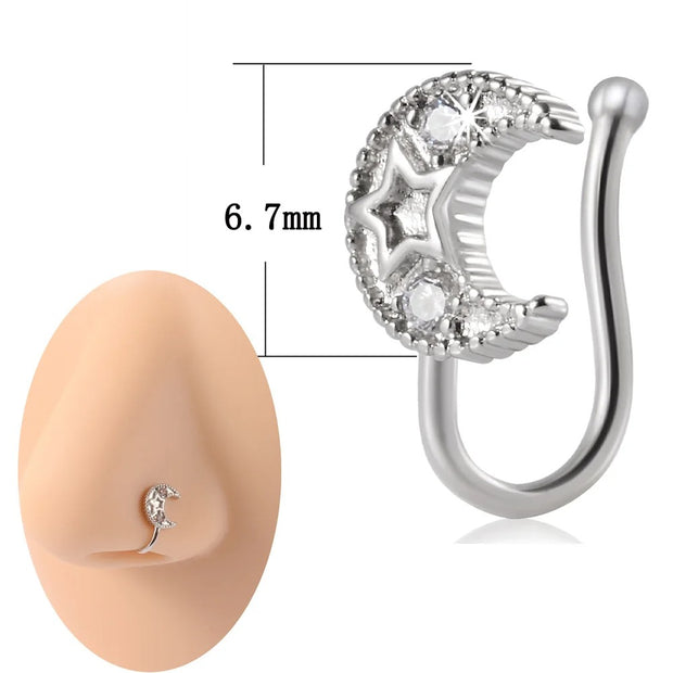 C-Hoop Nose Stud