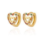 Heart Harmony Stud Earrings