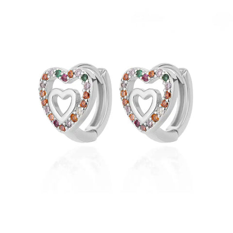 Heart Harmony Stud Earrings