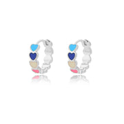 WALLA Color Heart Studs