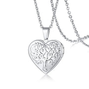 Monogram Floral Oval Heart Locket